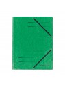 Herlitz Einschlagmappe / Jurismappe Colorspan · mit Gummizug · Colorspan-Karton, 355 g/qm · grün
