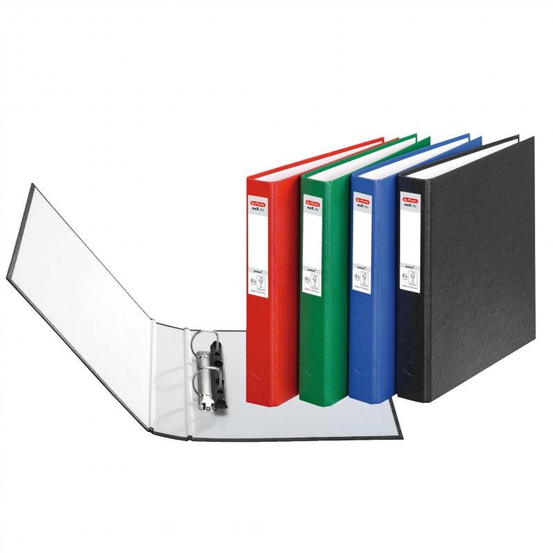 Herlitz Ringbuch · maX.file protect · A5 · rot