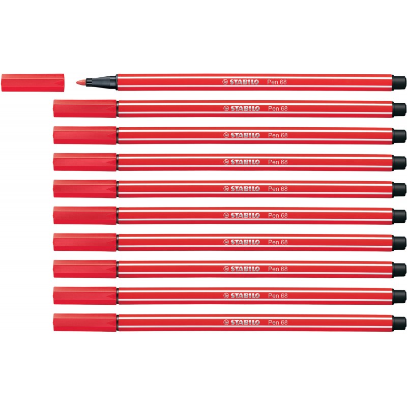 STABILO® Premium-Filzstift STABILO® Pen 68 · 1 mm · karminrot