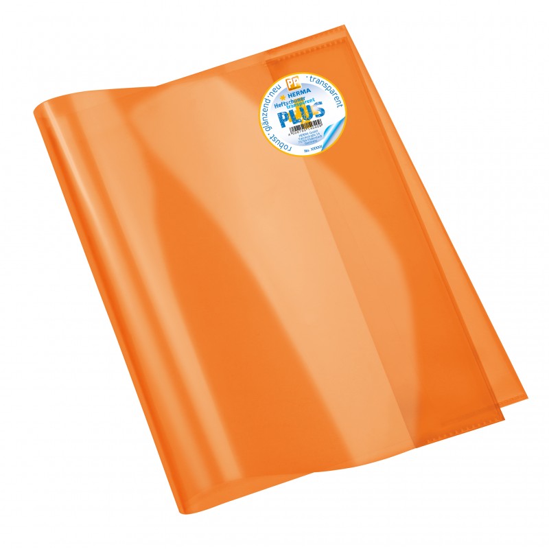 HERMA Heftschoner · Transparent PLUS · A4 · orange HERMA Heftschoner · Transparent PLUS · A4 · orange