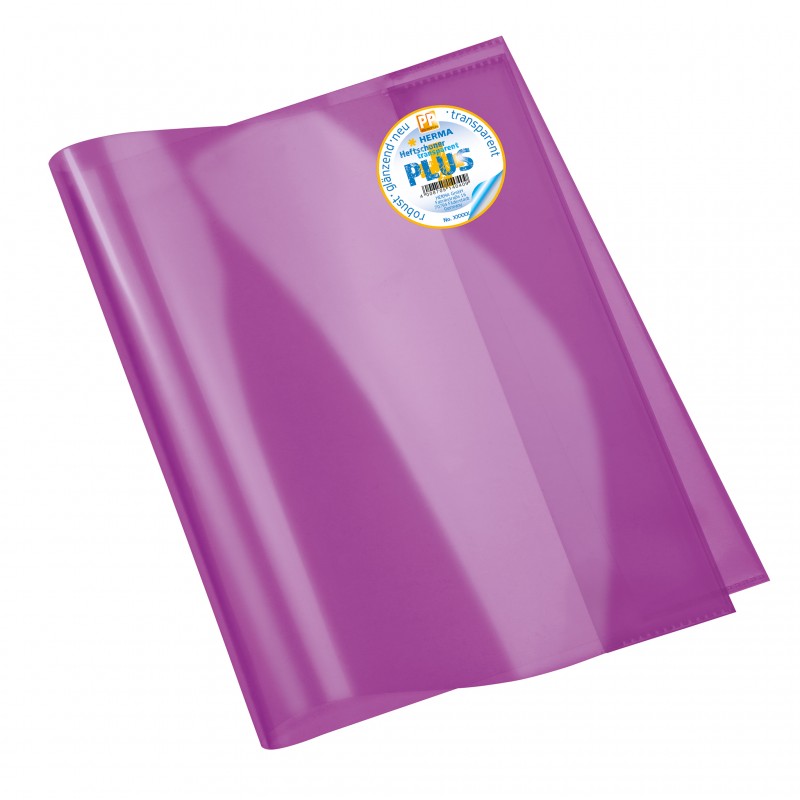 HERMA Heftschoner · Transparent PLUS · A4 · violett HERMA Heftschoner · Transparent PLUS · A4 · violett
