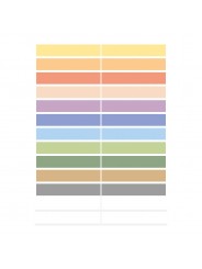 HERMA Stifte-Etiketten · Namensaufkleber für Buntstifte · 10 x 46 mm · selbstklebend