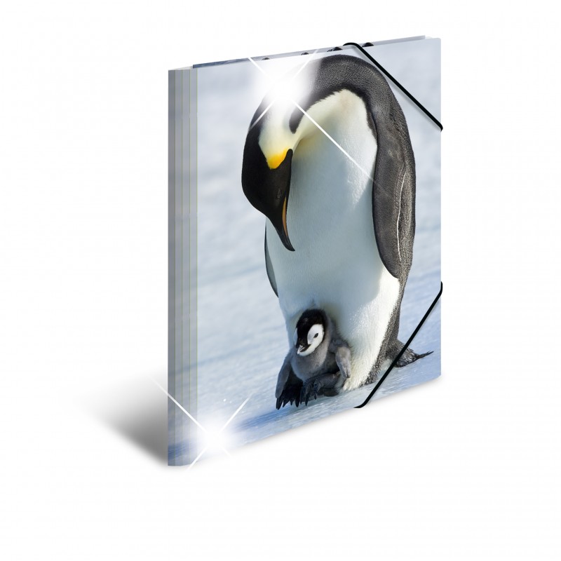 HERMA Sammelmappe · A3 · PP · Glossy Tiere · Pinguine HERMA Sammelmappe · A3 · PP · Glossy Tiere · Pinguine