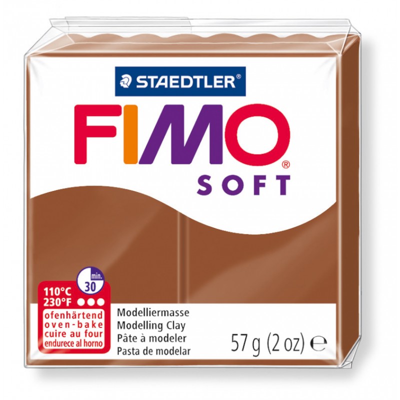 FIMO® soft ofenhärtende STAEDTLER® Modelliermasse - 57g - caramel - 8020-7 FIMO® soft ofenhärtende STAEDTLER® Modelliermasse - 57g - caramel - 8020-7