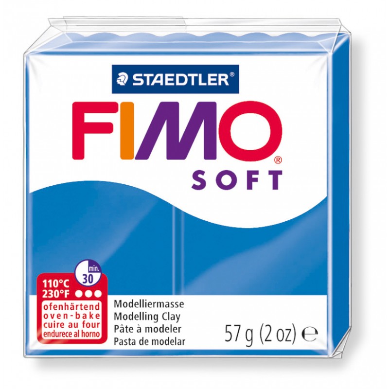 FIMO® soft ofenhärtende STAEDTLER® Modelliermasse - 57g - pazifikblau - 8020-37 FIMO® soft ofenhärtende STAEDTLER® Modelliermasse - 57g - pazifikblau - 8020-37