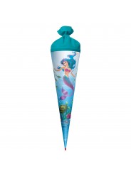 Roth Schultüte / Zuckertüte · mit Filzverschluss · 70cm · rund · Meerjungfrau