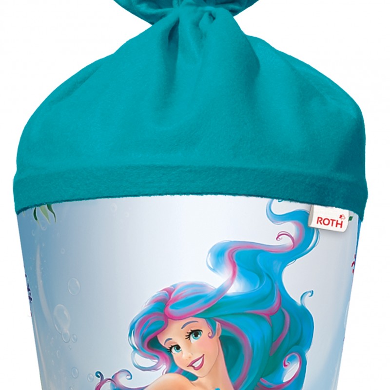 Roth Schultüte / Zuckertüte · mit Filzverschluss · 70cm · rund · Meerjungfrau