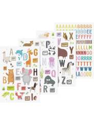 heyda Fenster-Sticker "ABC Tiere" · 4 Bogen im A4-Format