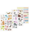 heyda Fenster-Sticker "ABC Tiere" · 4 Bogen im A4-Format