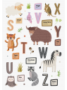 heyda Fenster-Sticker "ABC Tiere" · 4 Bogen im A4-Format