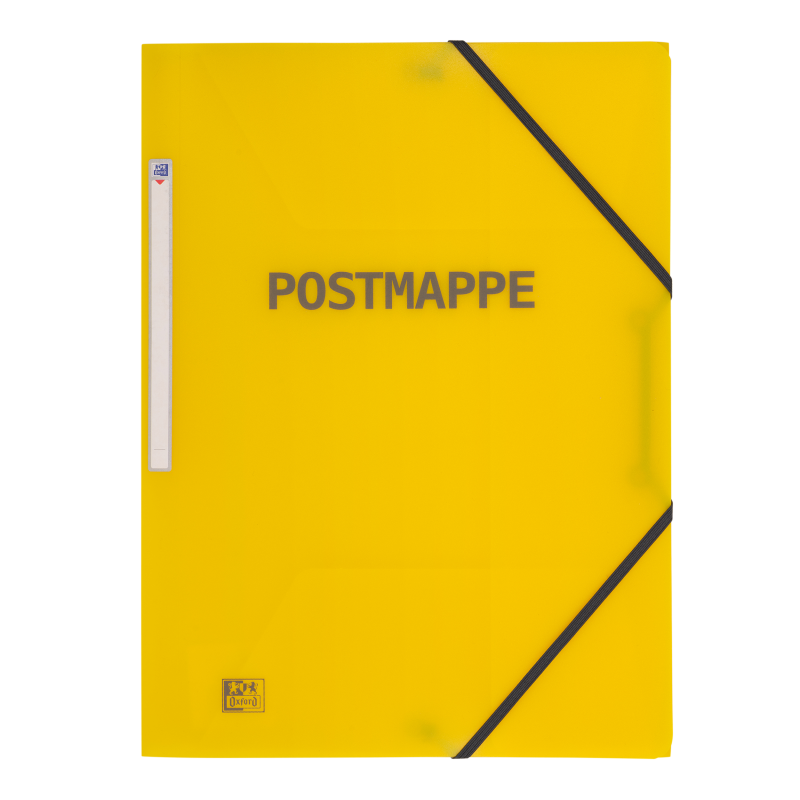 Oxford Postmappe · gelb-transzulent · Eckspannermappe mit Aufdruck "Postmappe" · gelb · Kunststoff Oxford Postmappe · gelb-transzulent · Eckspannermappe mit Aufdruck "Postmappe" · gelb · Kunststoff