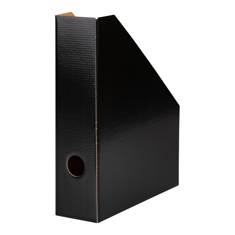 LANDRÉ Color Stehsammler · A4 · aus Wellkarton · schmal · schwarz LANDRÉ Color Stehsammler · A4 · aus Wellkarton · schmal · schwarz