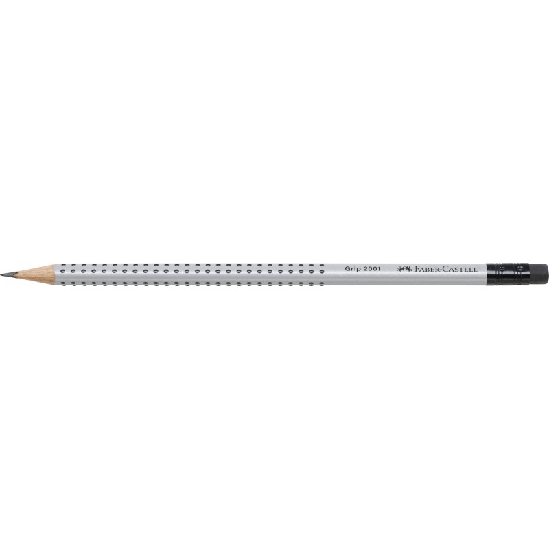 Faber-Castell Bleistift · GRIP 2001 · mit Radierer · HB Faber-Castell Bleistift · GRIP 2001 · mit Radierer · HB