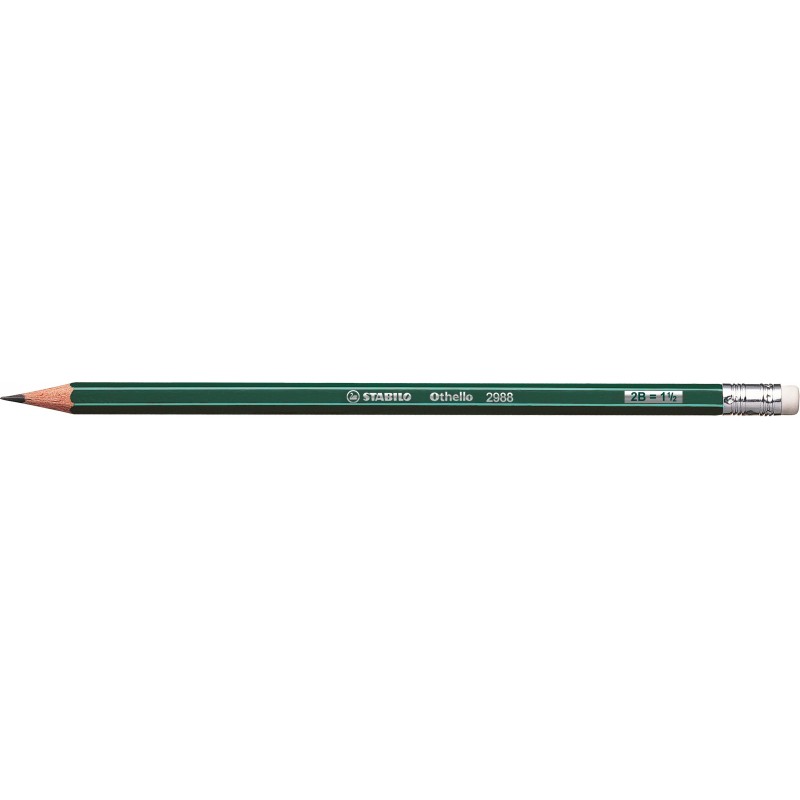 STABILO®Bleistift · othello · mit Radierer · 2B STABILO®Bleistift · othello · mit Radierer · 2B