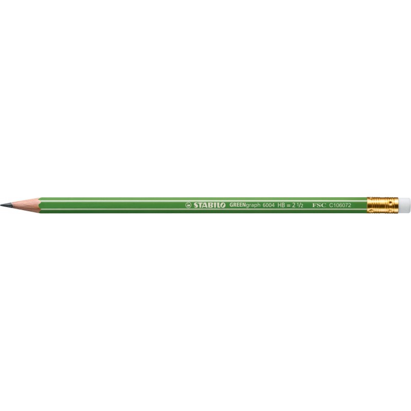 STABILO®Bleistift · GREENgraph · mit Radierer · HB STABILO®Bleistift · GREENgraph · mit Radierer · HB