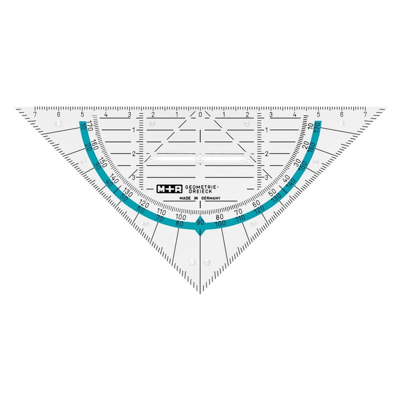M+R Geo-Dreieck · 16cm · glasklar · bruchfest M+R Geo-Dreieck · 16cm · glasklar · bruchfest