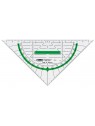 M+R Geo-Dreieck MIT GRIFF · 16cm · glasklar