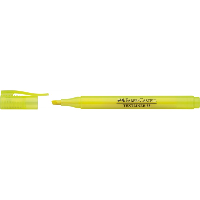 Faber-Castell · Textmarker · Textliner 38 · gelb Faber-Castell · Textmarker · Textliner 38 · gelb