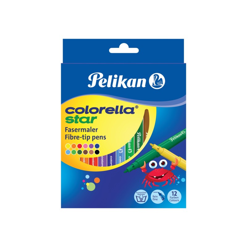 Pelikan Filzstifte · Colorella Star C302 · 12 Farben Pelikan Filzstifte · Colorella Star C302 · 12 Farben