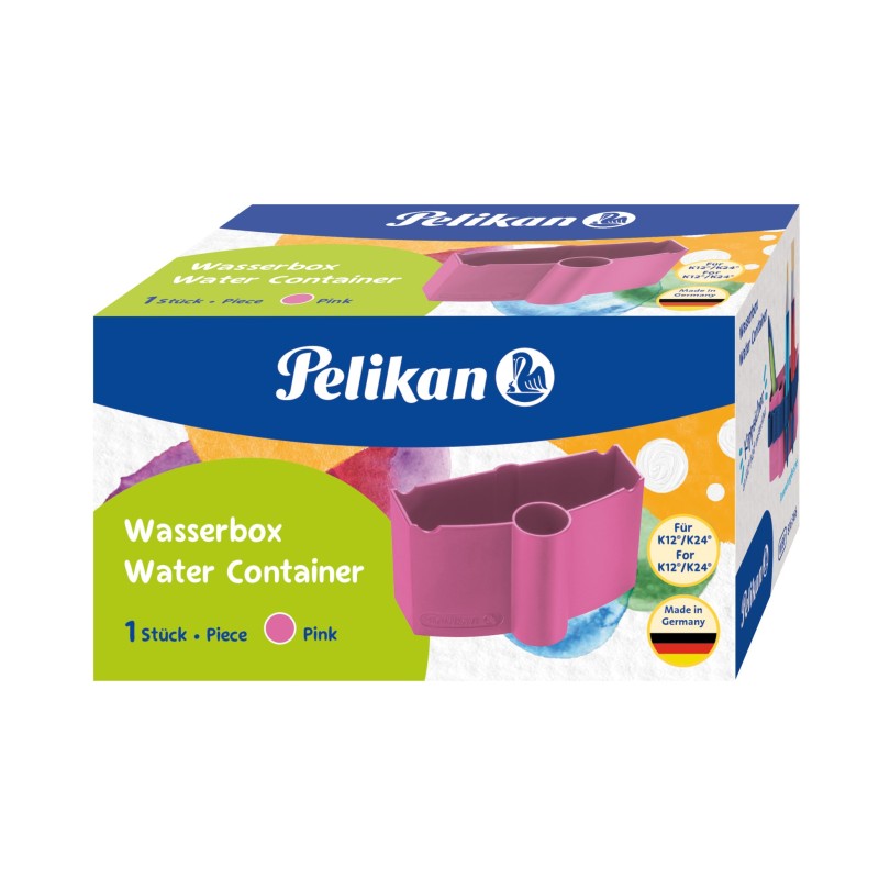 Pelikan Wasserbox · für Farbkasten K12/K24 · pink