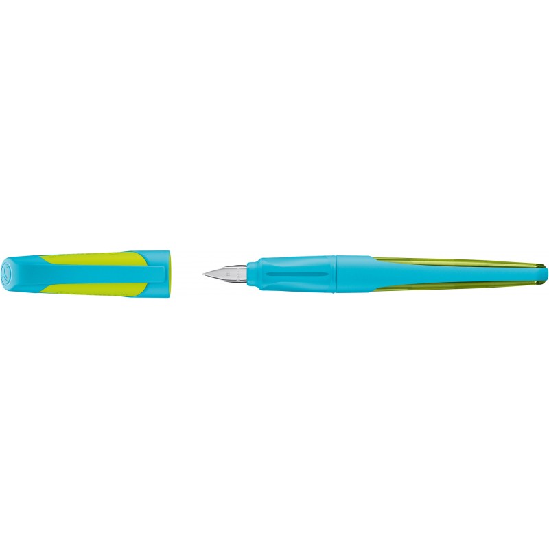 STABILO® EASYbuddy® · Ergonomischer Schulfüller FRESH Edition · hellblau/limette