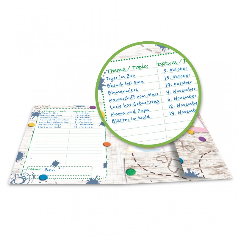 HERMA Sammelmappe · A3 · Karton · Dinos
