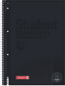 BRUNNEN Premium-Collegeblock · DIN A4 · Lineatur 26 · onyx