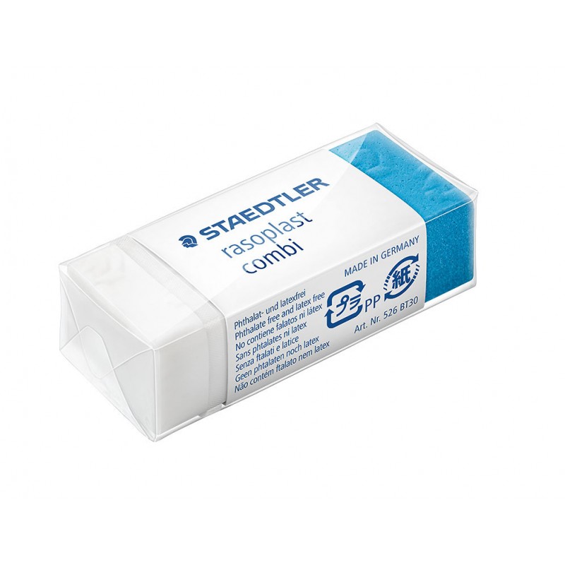 STAEDTLER® Radiergummi · rasoplast combi · blau/weiß STAEDTLER® Radiergummi · rasoplast combi · blau/weiß