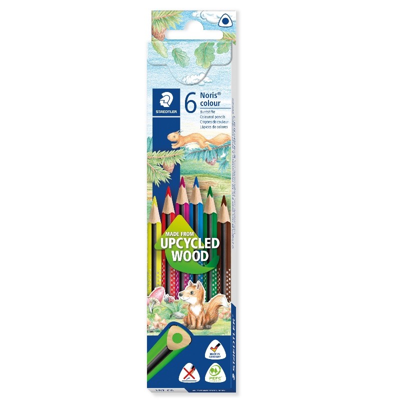 STAEDTLER® Buntstifte Noris® colour · Dreikant · 6 Farben STAEDTLER® Buntstifte Noris® colour · Dreikant · 6 Farben